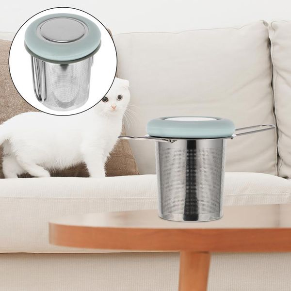 

mugs 1pc 304 stainless steel folding tea infuser strainer filter for home