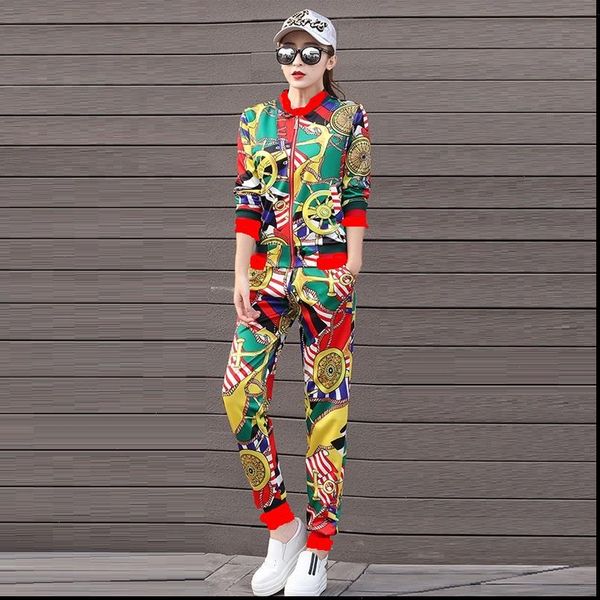 

3 piece set zipper women tracksuits jacket shirt pencil pants sets fashion elegant ladies tracksuit vintage casual pant suits, Gray