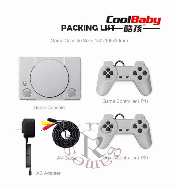 

10pcs/lot classic mini home tv game console 8bit retro handheld video built in 620 games two players with retail box portable