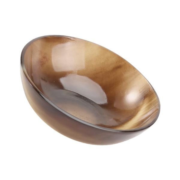 

bowls 1pc natural ox horn bowl tea practical sauce (coffee)