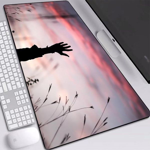 

mouse pads & wrist rests pad gaming unique notebook mice mats with pretty sky landscape thermal transfer softy rubber locked edge for gamer