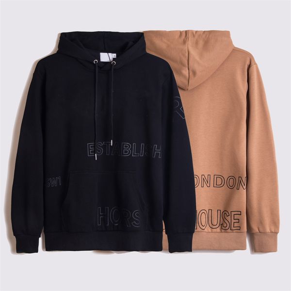 

mens womens hoodies fashion men hooded hip hop couples designer hoodie loose women pullover luxury clothes sweatshirts, Black
