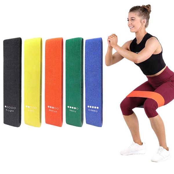 

resistance bands 5pcs fitness rubber elastic exercise set hip circle expander for gym home workout