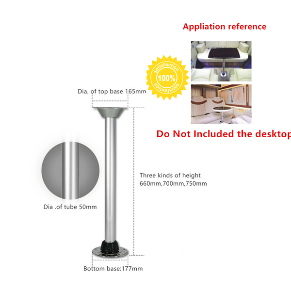 

parts automobiles rv table lift bar foot pedestals lightweight sturdy aluminium alloy leg mechanism mount stand for home, mpv v