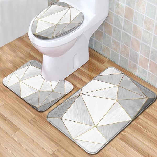 

toilet seat wc non-slip floor mat door bathroom decoration accessories bath mats