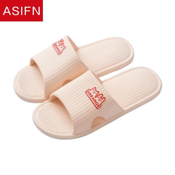 

summer women's bathroon home slippers simple soft bottom indoor wear-resistant ladies shoes men women slides, Black