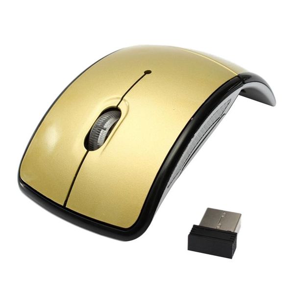 

2.4ghz wireless mouse foldable folding optical mice with usb receiver for lappc computer mini portable travel office