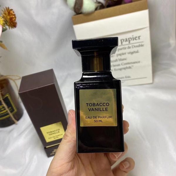 Premierlash Tobaccovanille Perfume 50ml 1,7 onças homens Mulheres perfumes neutros Fragrância Tabaco Cherry Wood