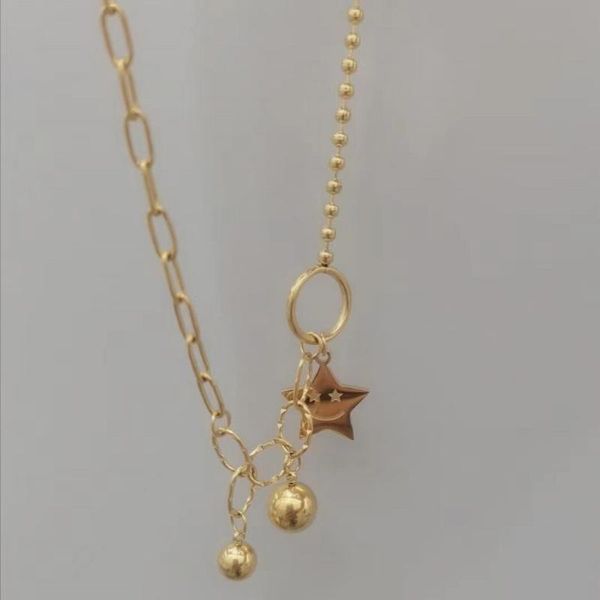 

pendant necklaces est design women star ball shape necklace for jewelry, Silver