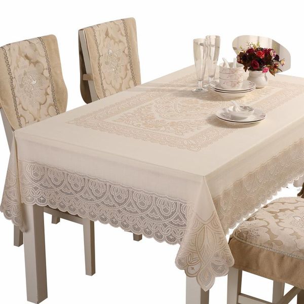 

table cloth white lace rectangular waterproof pvc europe oilproof cover banquet party mantel mesa home textile eb50zb
