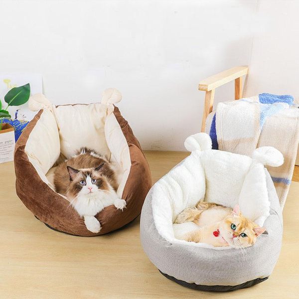 

cat beds & furniture pet dog bed warm house kennel winter pets sleeping cushion mats dogs cats nest comfortable ped accessories