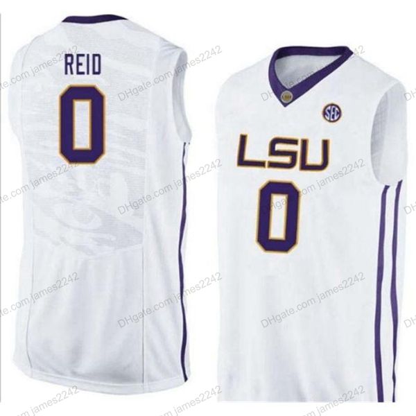 

custom vintage lsu naz reid college basketball jersey men's all stitched white any size 2xs-5xl name and number quality, Black;red