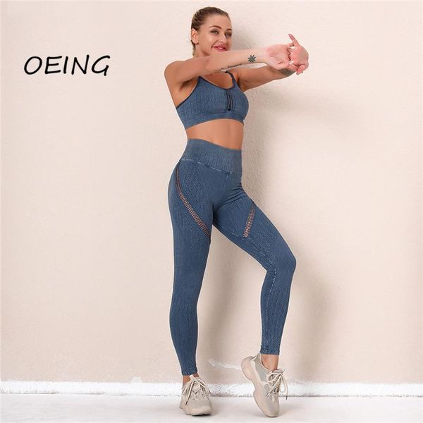 

yoga outfit entgoing workout clothes for women seamless 2 piece set outfits jogger