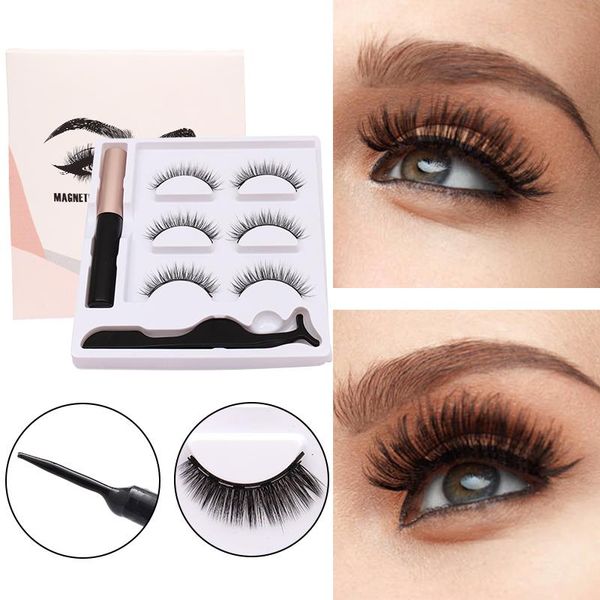

magnetic eyelashes handmade eyelashe eye makeup extended false lashe repeated use
