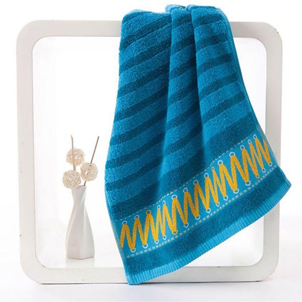 

fashionable durable elegant home essential cotton towel soft striped absorbent thick large face