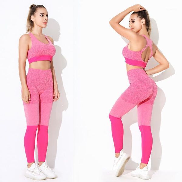

yoga outfit women vital seamless set fitness clothing sportswear gym sports bra long sleeve crop running leggings workout