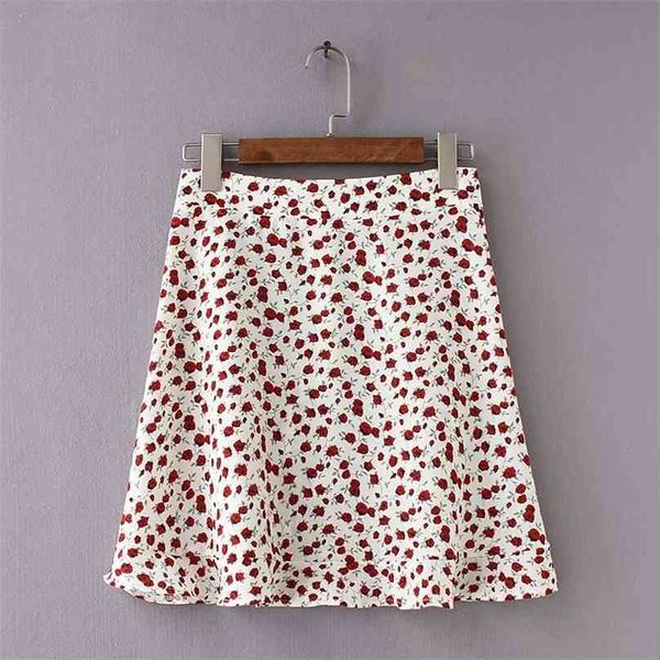 

women dots mini skirt green white saia high waistline faldas skirts summer 210607, Black