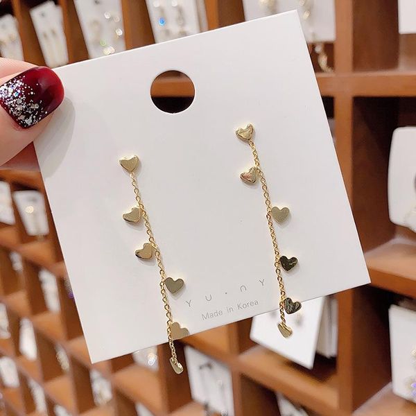 

long tassel earrings female personality temperament wholesale dominant classic style, jewelry dangle & chandelier, Silver