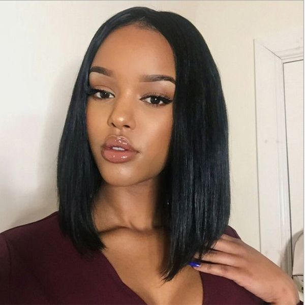 

european and american trade wig women with long straight hair in africa black fashion
