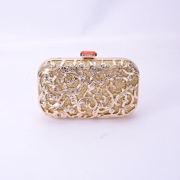 

fashion evening bag dinner inlaid with diamond banquet pure handmade crown