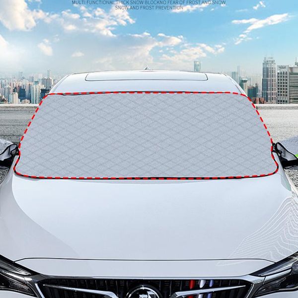 

car sunshade holvwow portable foldable sun shade aluminum foil front windshield four seasons visor uv block snow cover