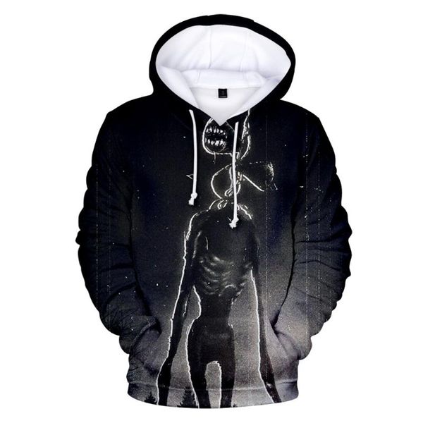 

men's hoodies & sweatshirts oversized hoodie siren head 3d print hooded swearshirts men/women hoody warm and cool streetwear fashion sp, Black