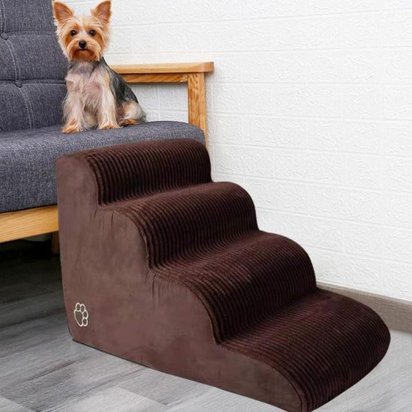 

kennels & pens pet stairs 3/4 dog steps ramp ladder house anti-slip removable dogs bed sponge cat