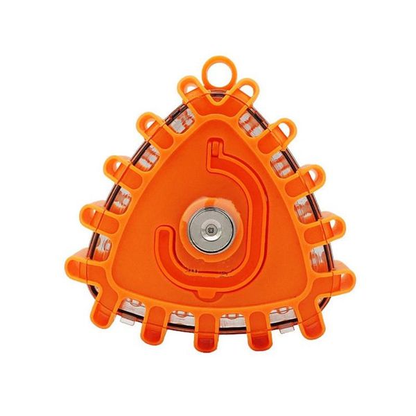 

traffic light safety warning orange strong magnetic led triangle flash car road signal emergency night protection 10*9.9*3.5cm
