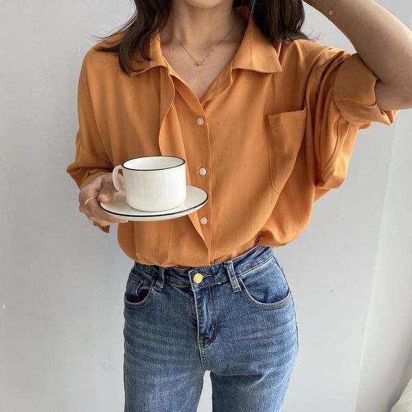 

women's blouses & shirts vintage womens blusas ladies blouse korean long sleeve office lady female summer autumn, White
