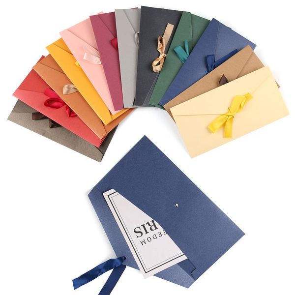 

gift wrap beautiful classic retro multicolor tie pearl paper envelopes on kraft for wedding invitation envelope greeting card bag