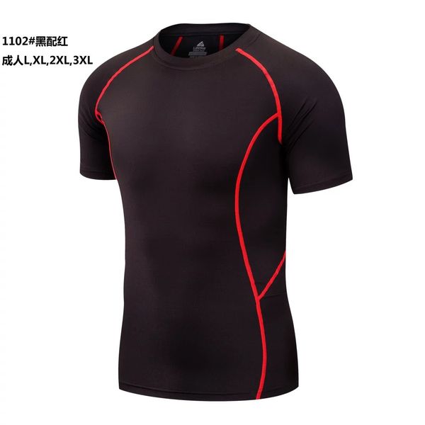 

light board sports tight-fitting fitness clothing, number 1102#05 latest men's outdoor clothing 20, 21, 22 high-quality products, White;black