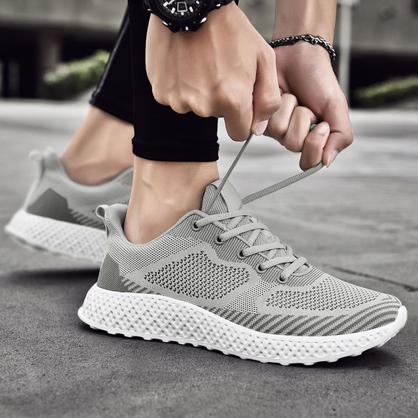 

men sport trainers womens newbig size running shoes breathable mesh red black white blue green platform runners sneakers