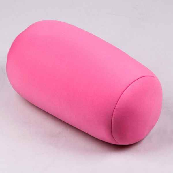 

pillow microbead roll cushion neck waist back head support sleep travel
