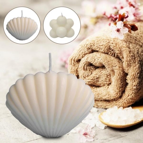 

shell cylindrical cube candle irregular good gift home scent decoration ornaments accessories candles