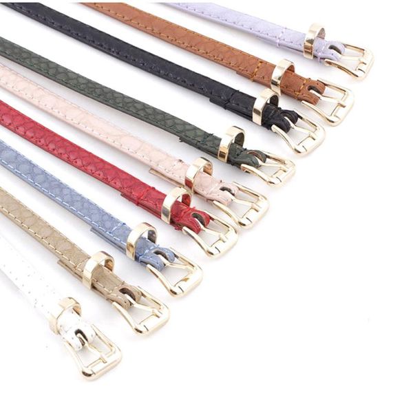

belts designer belt women kpop snake pattern thin pin buckle leather jeans waist strap waistband dress decoration accessory, Black;brown
