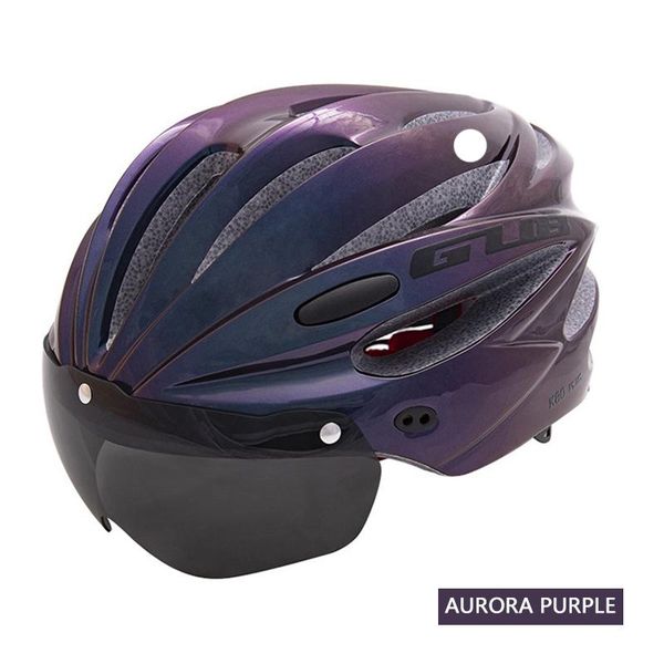 

cycling helmets gub road bike helmet magnetic goggles lens & sunvisor k80 ultralight mtb bicycle delivery 58-62mm