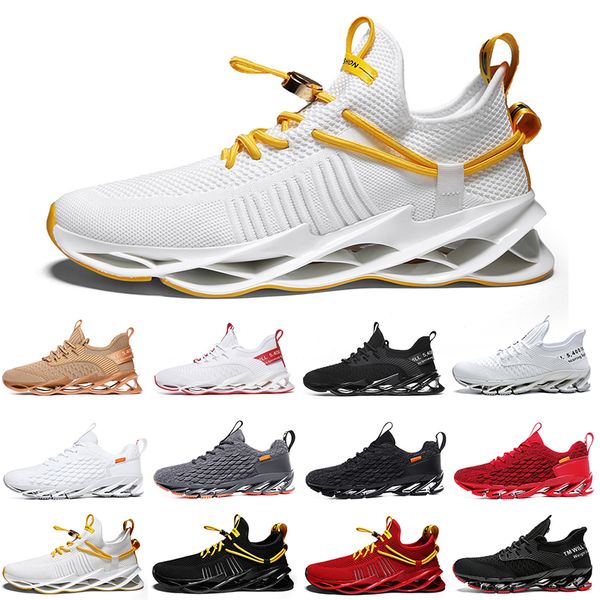 

r non-brand men women running shoes blade slip on triple black white red gray terracotta warriors mens gym trainers outdoor sports sneakers