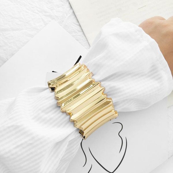 

bangle ornapeadia 2021 selling irregular simple bracelet personality exaggerated wide alloy fashion, Black