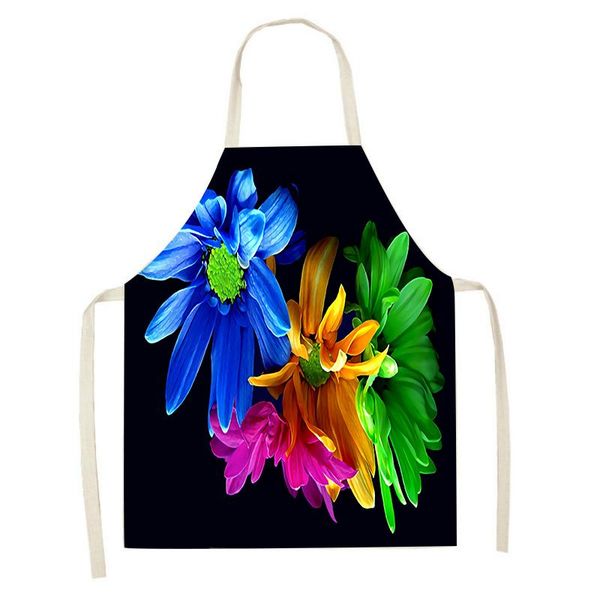 

flower cooking kitchen canvas apron woman men accessories baking aprons