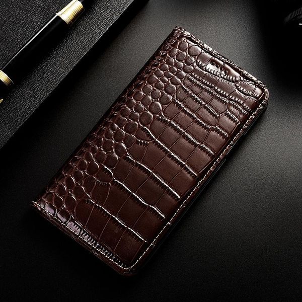 

crocodile genuine leather case for galaxy s8 s9 s10 s20 s21 plus 5g s10e note 8 9 10 20 pro ultra s6 s7 edge flip cover cell phone c cases