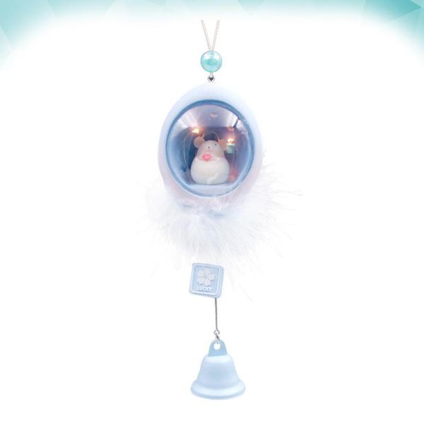 

decorative objects & figurines 1pc fat wind chime lovely door window pendant car hanging bell ornament night light for office home bedroom d