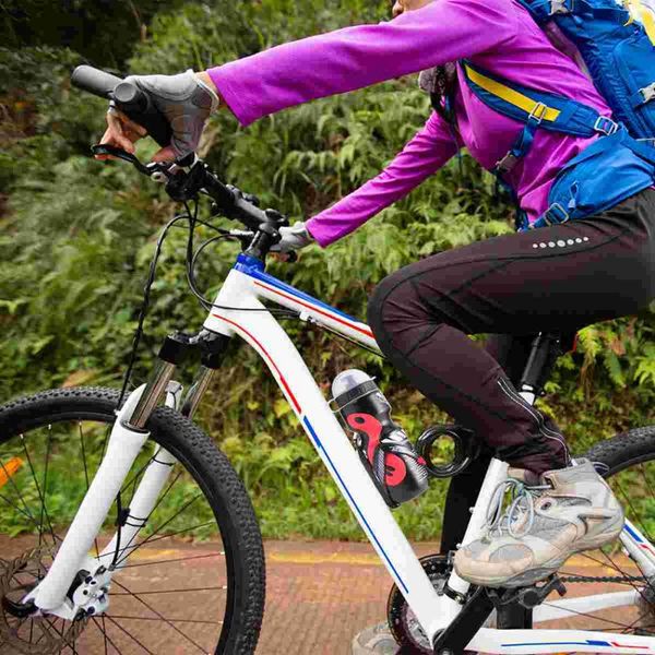 

water bottles & cages 1 set mountain bike bottle kettle holder rack cup portable for cycling riding outdoor (black)