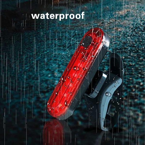 

bright bike light taillight waterproof ride rear usb chargeable night cycling warning road mountain tail-lamp lights
