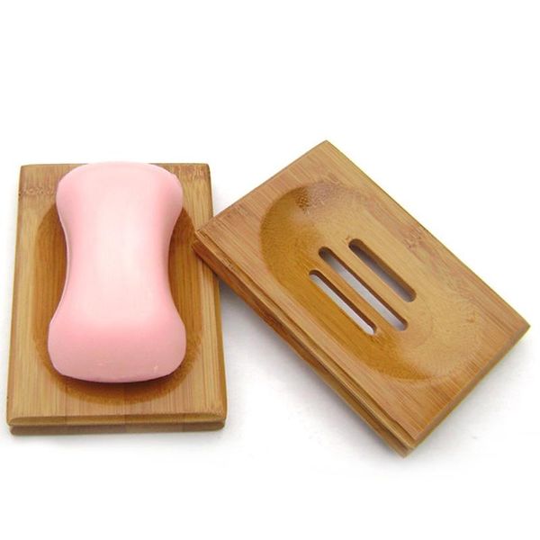 

soap dishes bamboo wood bathroom shower tray dish storage holder plate tool kits hr