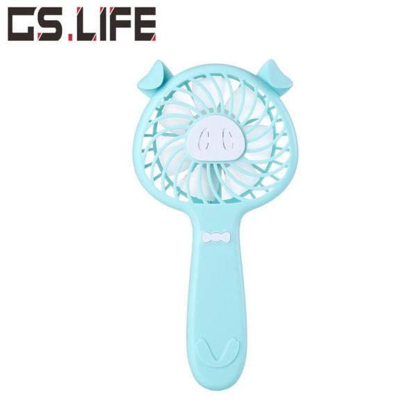 

electric fans cute pig aroma fan 1200mah usb mini handheld for students outdoor