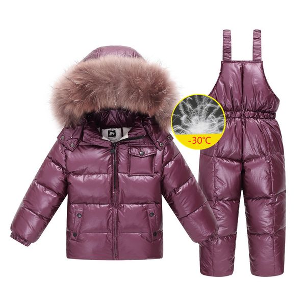 

new russia winter jacket for girls&boys coats children outerwear warm duck down kids boy clothes shiny parka ski snowsuit, Blue;gray