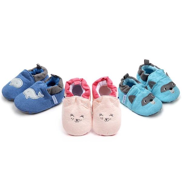 

first walkers fashion cartoon spring autumn baby home shoes soft sole indoor slippers infant crib