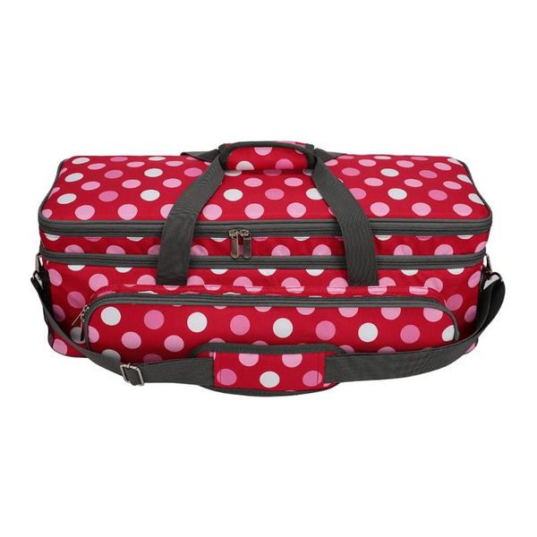 

other arts and crafts dots printed embroidery storage bag large capacity cross stitch knitting crochet hooks organizer sewing tools thread