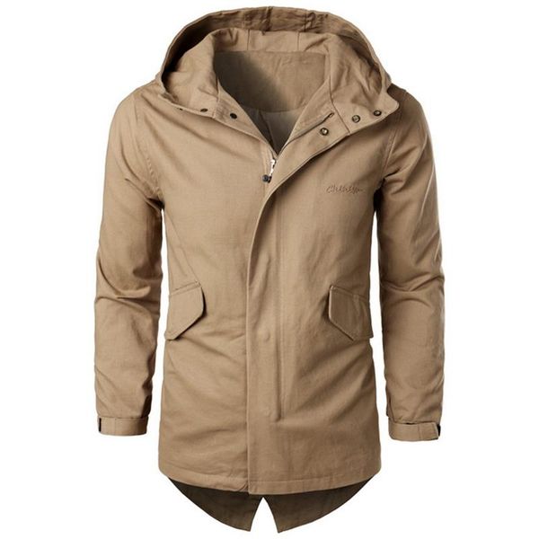 

men's jackets 2021 winter and autumn men outwear hooded jacket coat long sleeve hoodies slim casual loose zipper fashion, Black;brown