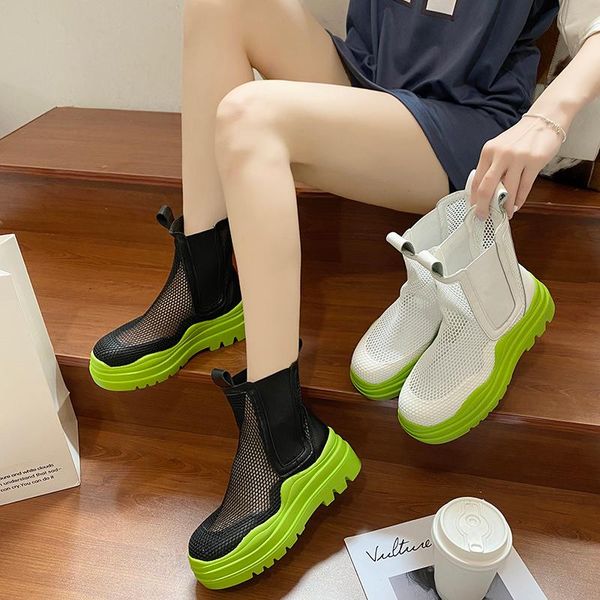 

boots shoes flat heel women's rubber boots-women round toe rain mid calf 2021 lolita low mid-calf ladies summer sandals, Black